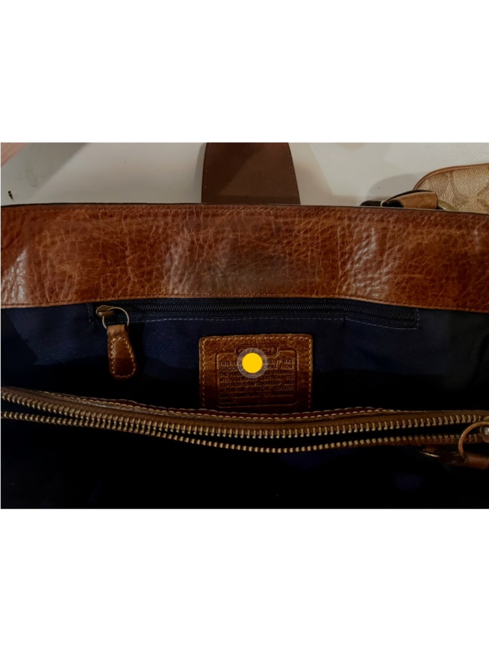 Coach Vintage Patchwork Leather Handbag - Picture 11 of 11